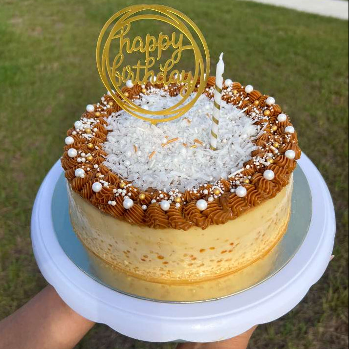 quesillo decorado